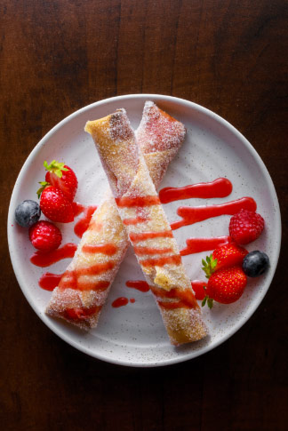 Nems aux framboises Nems aux framboises